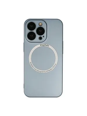Apple İphone 13 Pro Kılıf Jack Magneticsafe Lens Silikon - Sierra Blue