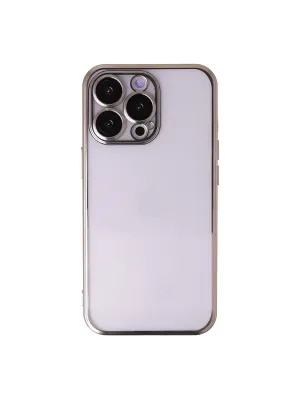Apple İphone 13 Pro Kılıf Razer Lensli Silikon - Gold