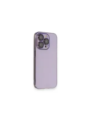 Apple İphone 13 Pro Max Kılıf Armada Lensli Kapak - Lila