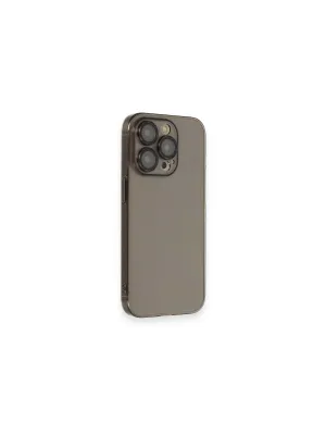 Apple İphone 13 Pro Max Kılıf Armada Lensli Kapak - Siyah