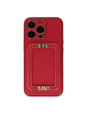 Apple İphone 13 Pro Max Kılıf Coco Elit Kapak - Kırmızı