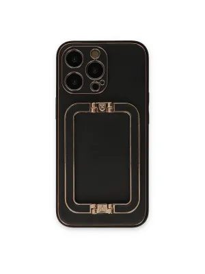 Apple İphone 13 Pro Max Kılıf Coco Elit Kapak - Siyah