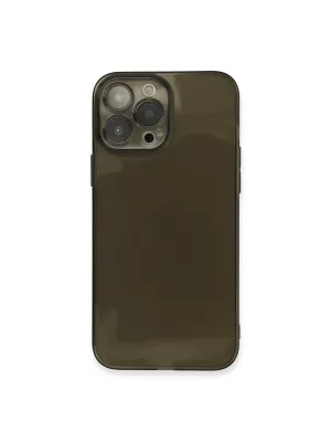 Apple İphone 13 Pro Max Kılıf Fly Lens Silikon - Siyah