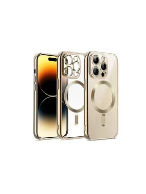 Apple İphone 13 Pro Max Kılıf Kross Magneticsafe Kapak - Gold