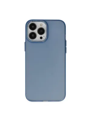 Apple İphone 13 Pro Max Kılıf Modos Metal Kapak - Lacivert