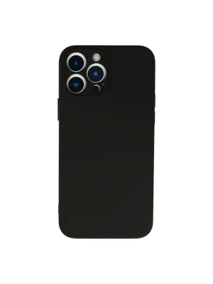 Apple İphone 13 Pro Max Kılıf Nano İçi Kadife Silikon - Siyah