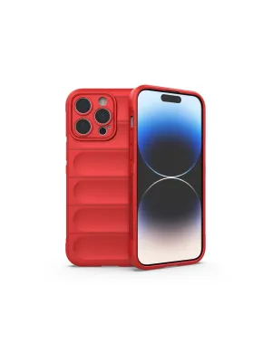 Apple İphone 13 Pro Max Kılıf Optimum Silikon - Kırmızı