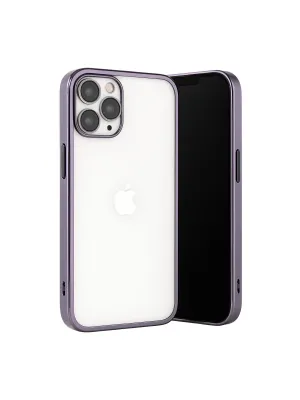 Apple İphone 13 Pro Max Kılıf Razer Lensli Silikon - Mor