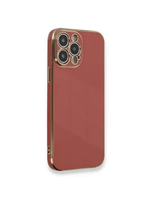 Apple İphone 13 Pro Max Kılıf Volet Silikon - Kırmızı