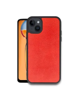 Apple İphone 14 Kılıf Aras Deri Kapak - Kırmızı