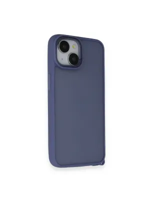 Apple İphone 14 Kılıf Elegant Kapak - Açık Mavi