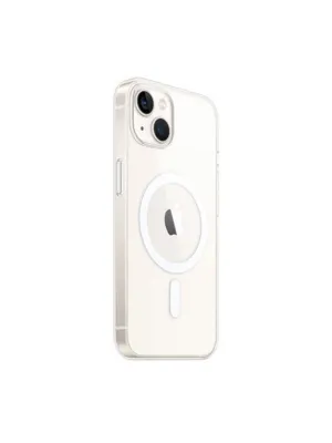 Apple İphone 14 Kılıf Magneticsafe Şeffaf Silikon - Şeffaf