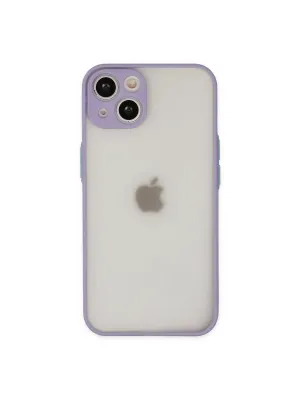 Apple İphone 14 Kılıf Montreal Silikon Kapak - Mor