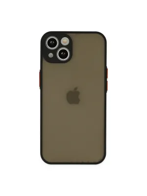 Apple İphone 14 Kılıf Montreal Silikon Kapak - Siyah
