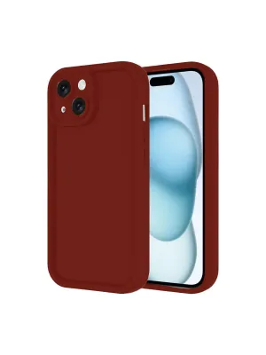 Apple İphone 14 Kılıf Viera Silikon - Bordo