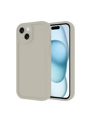Apple İphone 14 Kılıf Viera Silikon - Krem