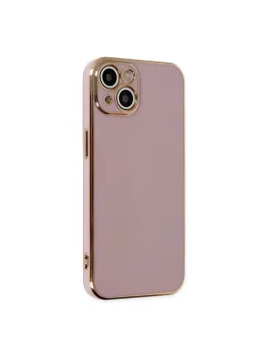Apple İphone 14 Kılıf Volet Silikon - Mor