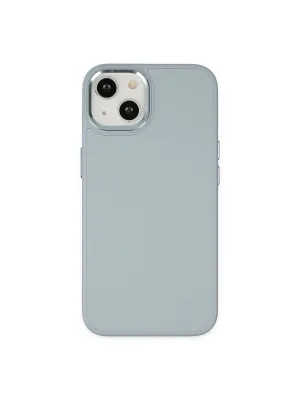 Apple İphone 14 Plus Kılıf Asya Deri Silikon - Sierra Blue