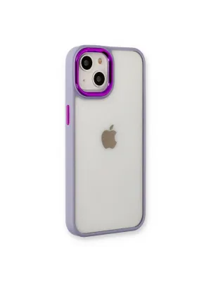 Apple İphone 14 Plus Kılıf Dora Kapak - Lila