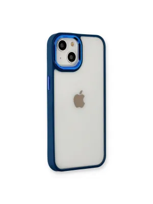 Apple İphone 14 Plus Kılıf Dora Kapak - Mavi