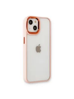 Apple İphone 14 Plus Kılıf Dora Kapak - Pudra