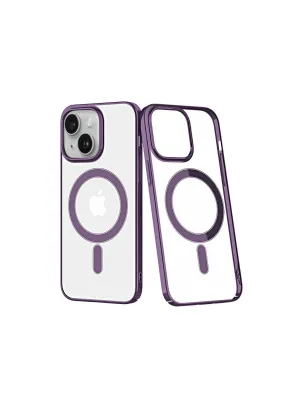 Apple İphone 14 Plus Kılıf Element Magneticsafe Sert Kapak - Mor