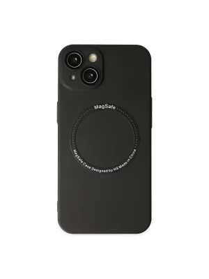 Apple İphone 14 Plus Kılıf Jack Magneticsafe Lens Silikon - Siyah