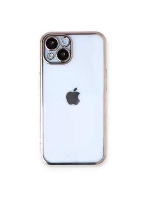 Apple İphone 14 Plus Kılıf Razer Lensli Silikon - Gold
