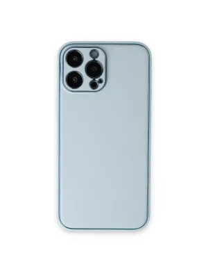 Apple İphone 14 Pro Kılıf Coco Deri Silikon Kapak - Sky Blue