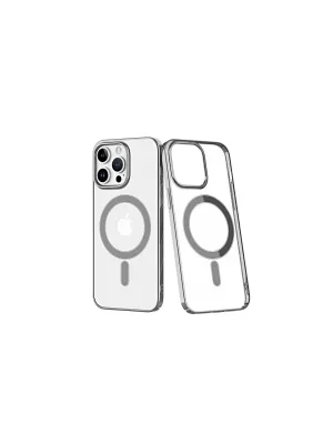 Apple İphone 14 Pro Kılıf Element Magneticsafe Sert Kapak - Gümüş