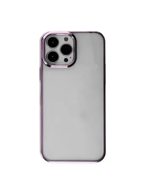 Apple İphone 14 Pro Kılıf Element Silikon - Lila