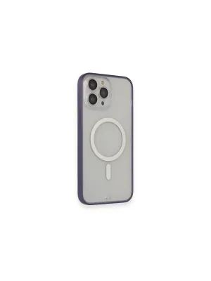 Apple İphone 14 Pro Kılıf Grand Magneticsafe Kapak - Mor