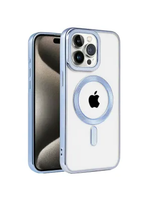 Apple İphone 14 Pro Kılıf Kronos Magsafe Kapak - Sierra Blue