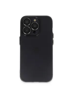Apple İphone 14 Pro Kılıf Luko Lens Silikon - Siyah