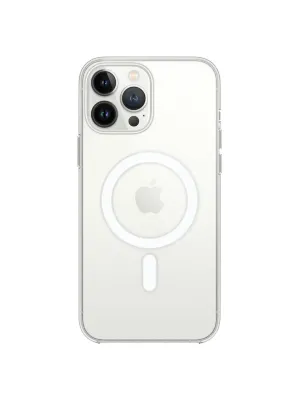 Apple İphone 14 Pro Kılıf Magneticsafe Şeffaf Silikon - Şeffaf