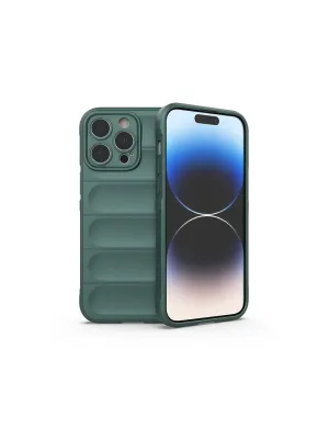 Apple İphone 14 Pro Kılıf Optimum Silikon - Koyu Yeşil
