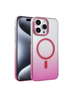 Apple İphone 14 Pro Max Glossy Magsafe Kapak - Pembe