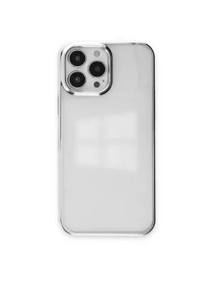 Apple İphone 14 Pro Max Kılıf Element Silikon - Gümüş