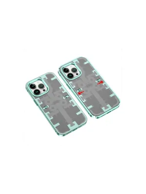 Apple İphone 14 Pro Max Kılıf Mekanik Bumper Kapak - Yeşil