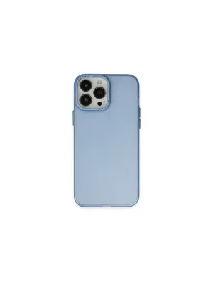 Apple İphone 14 Pro Max Kılıf Modos Metal Kapak - Mavi
