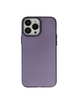 Apple İphone 14 Pro Max Kılıf Modos Metal Kapak - Mor
