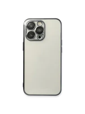 Apple İphone 14 Pro Max Kılıf Razer Lensli Silikon - Siyah