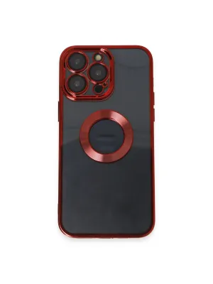 Apple İphone 14 Pro Max Kılıf Slot Silikon - Kırmızı