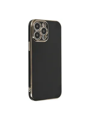 Apple İphone 14 Pro Max Kılıf Volet Silikon - Siyah
