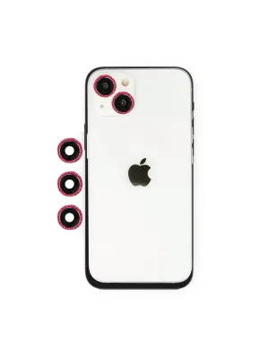 Apple İphone 14 Shine Kamera Lens - Kırmızı