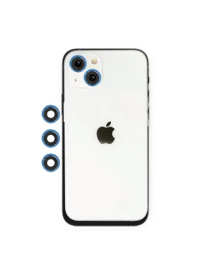 Apple İphone 14 Shine Kamera Lens - Mavi