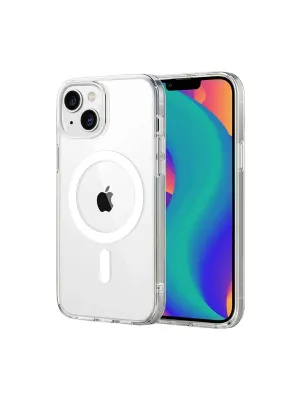 Apple İphone 15 Combo Sert Şeffaf Magsafe Kapak - Şeffaf