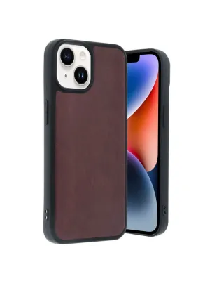 Apple İphone 15 Kılıf Aras Deri Kapak - Bordo