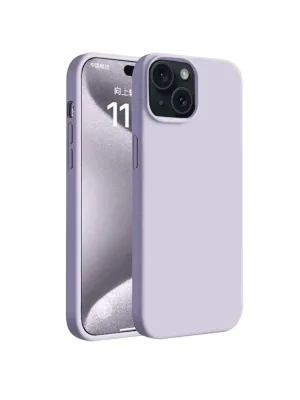 Apple İphone 15 Kılıf First Silikon - Lila
