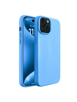 Apple İphone 15 Kılıf First Silikon - Mavi